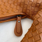 Woven Shoulder Bag | Durable & Spacious | Multiple Interior Pockets